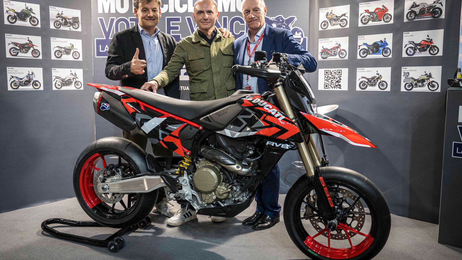 Hypermotard 698 Mono RVE voted ‘Most beautiful bike’ at EICMA